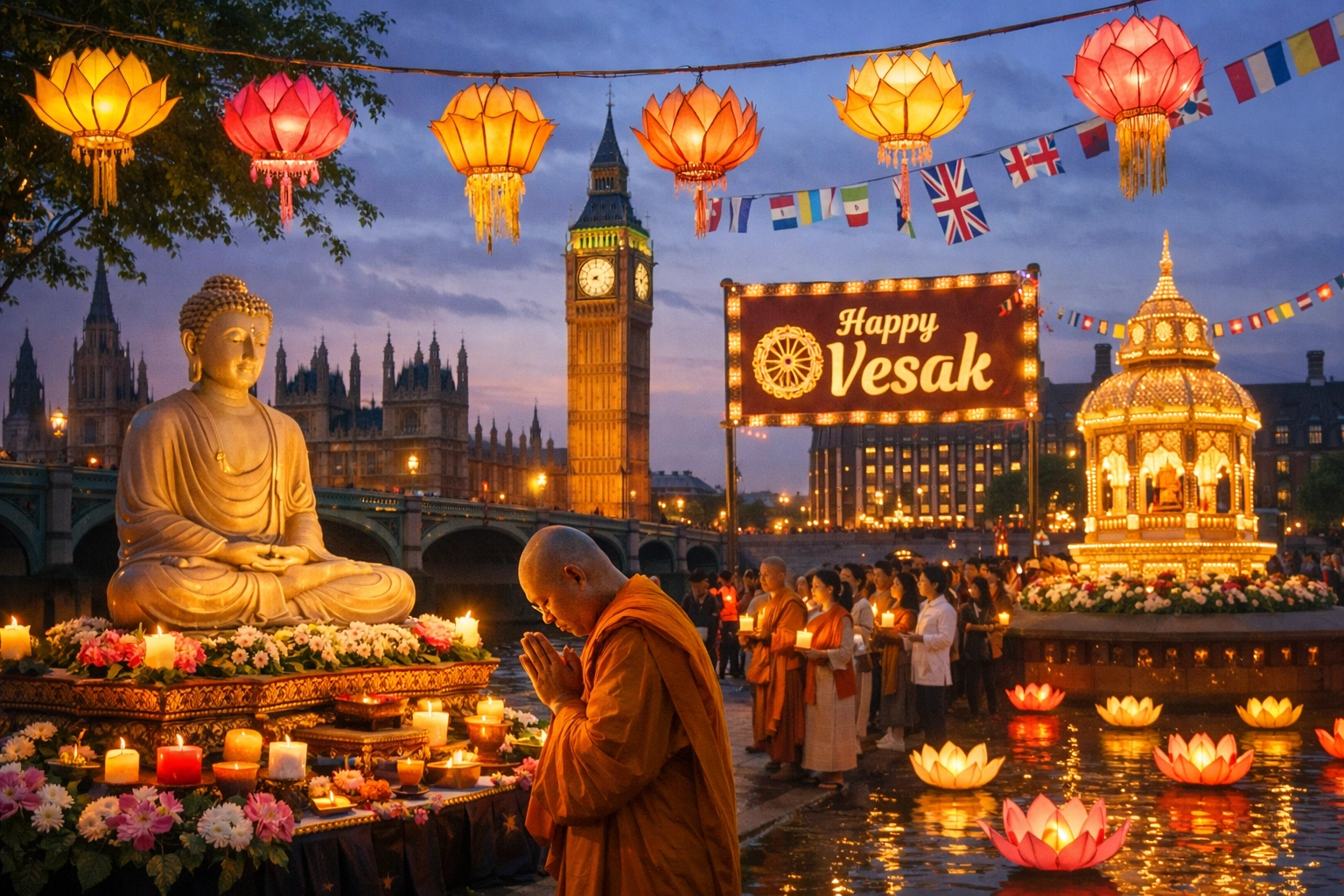 Vesak in the UK