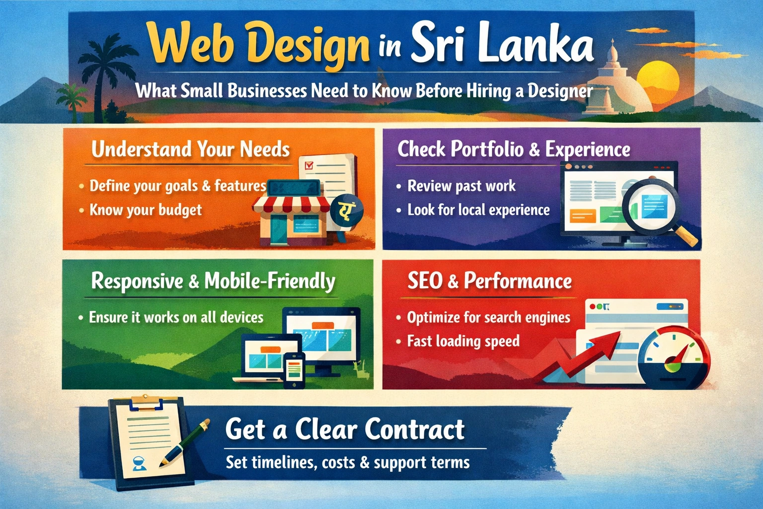 Web Design in Sri Lanka: What Small Businesses Need to Know Before Hiring a Designer