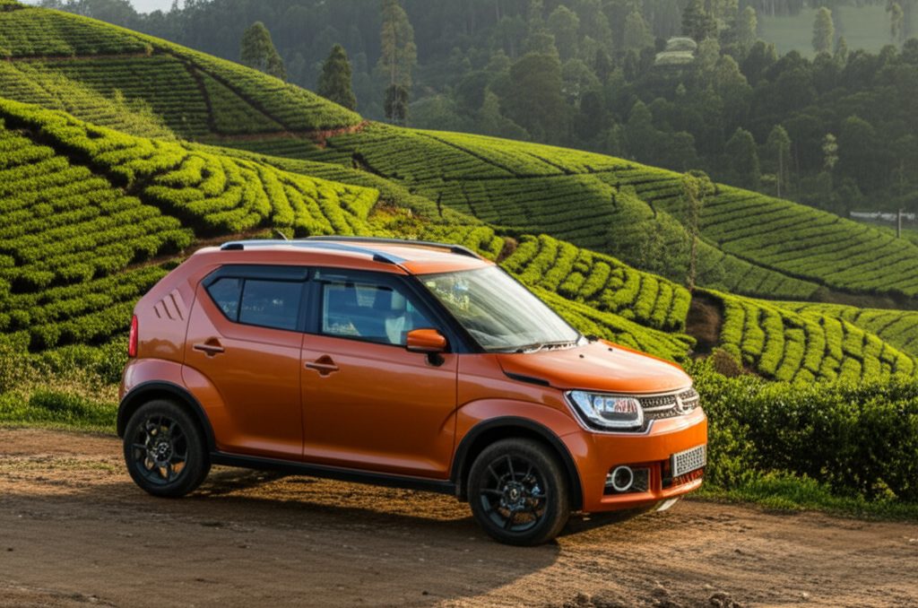 A versatile used Suzuki Ignis micro SUV, suitable for Sri Lanka's varied roads.