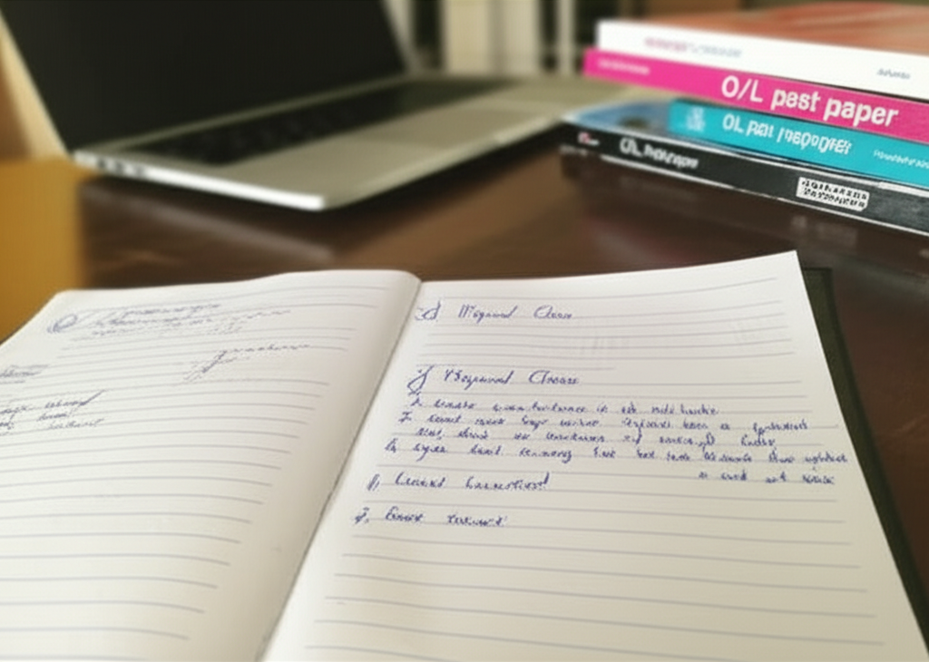 A student making an informed decision by listing the pros and cons of different tuition methods.