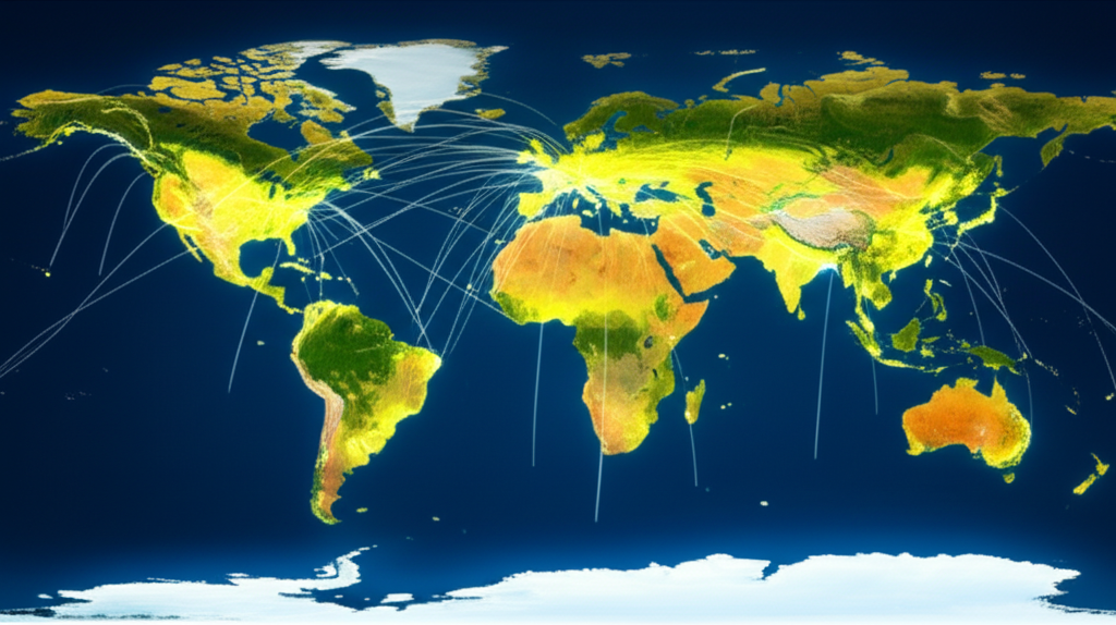 Map illustrating the global expansion of Ishara Nanayakkara's microfinance empire.