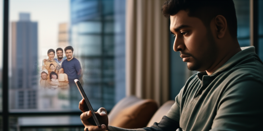 A person in Australia considering the best way to send money to their family in Sri Lanka.