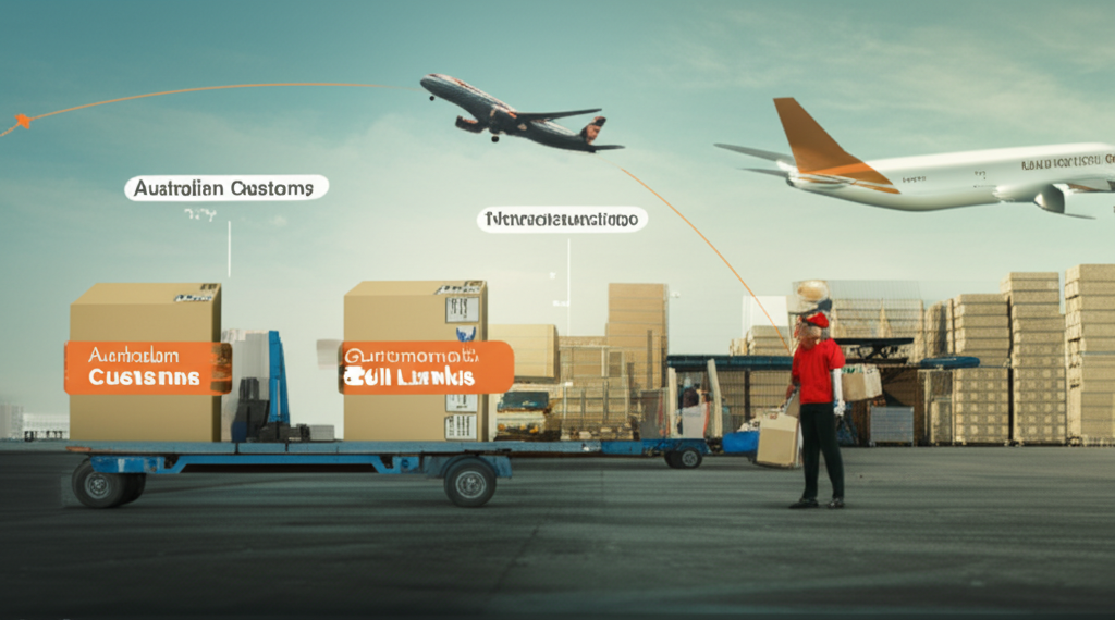 Logistics and shipping process from Australia to Daraz Sri Lanka.