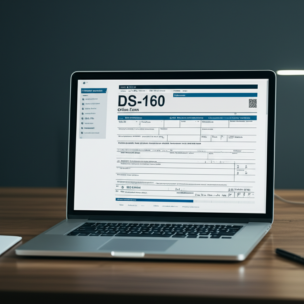 A checklist ensuring accuracy while filling out the DS-160 form for a US visa.