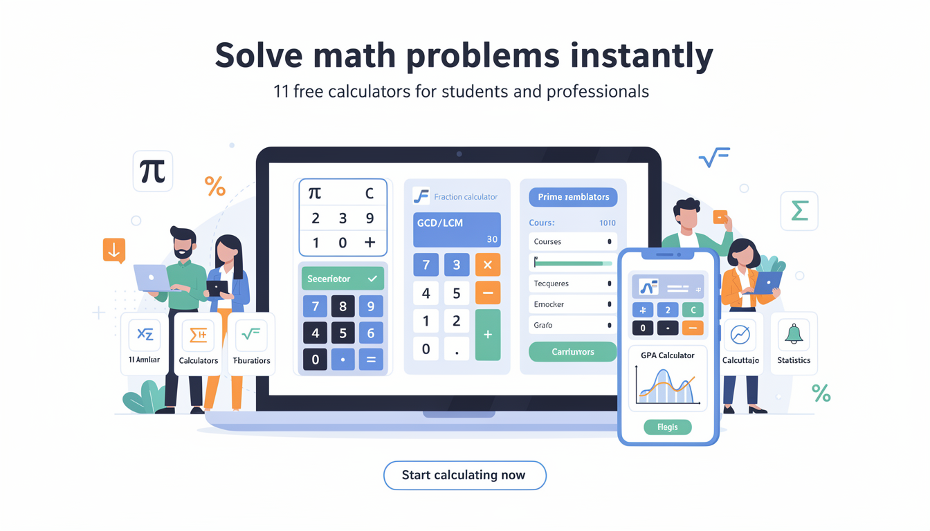11 Free Math Calculators Online - Fractions, GPA, Scientific Calculator & More
