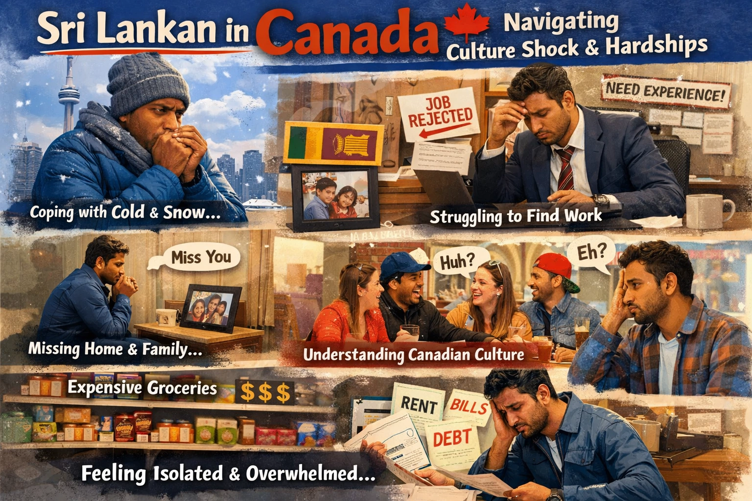 Sri Lankan in Canada: Navigating Culture Shock & Hardships