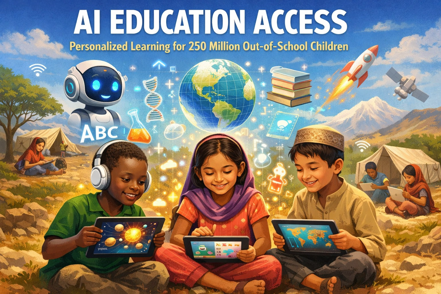 AI Education Access: Personalized Learning for 250 Million Out-of-School Children