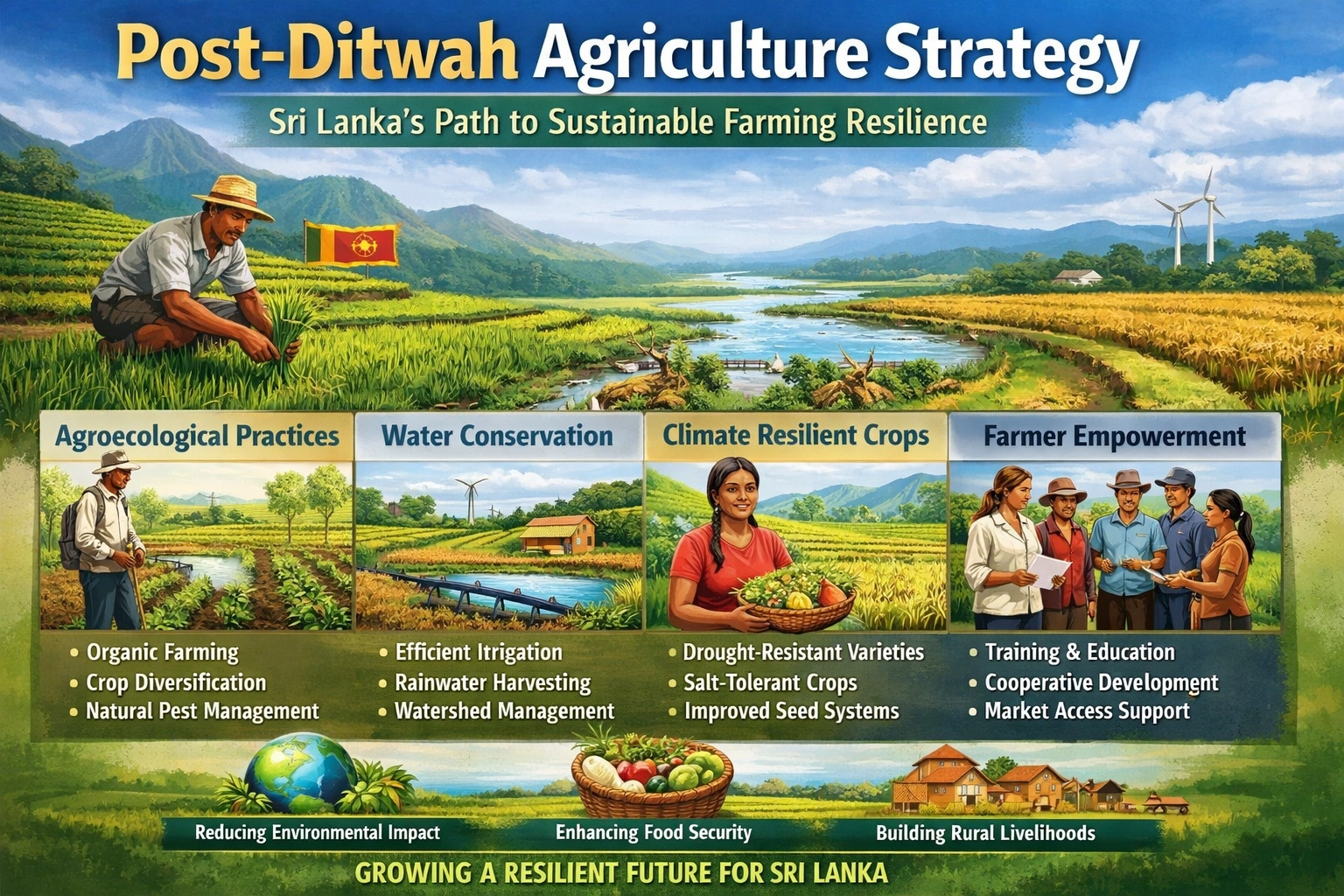 Post-Ditwah Agriculture Strategy: Sri Lanka's Path to Sustainable Farming Resilience