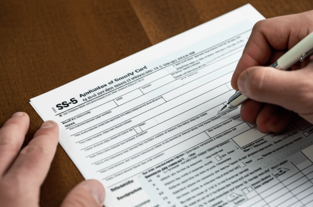 Applying for a Social Security Number to start building US credit.