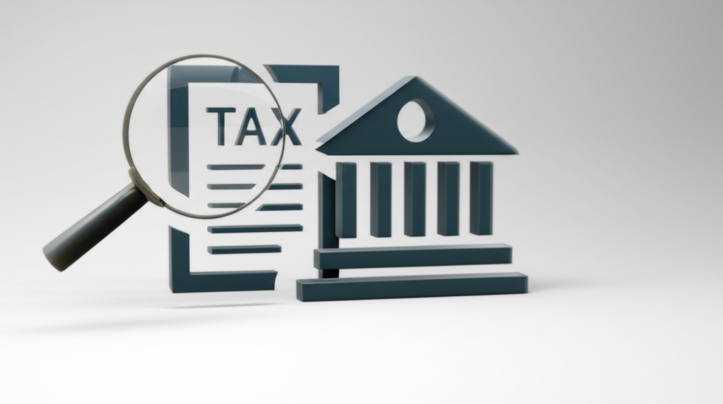 An icon representing the importance of tax compliance and legal considerations for international money transfers.