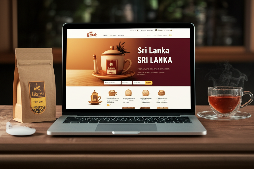 Marketing a Sri Lankan-inspired brand to an American audience through a modern website.